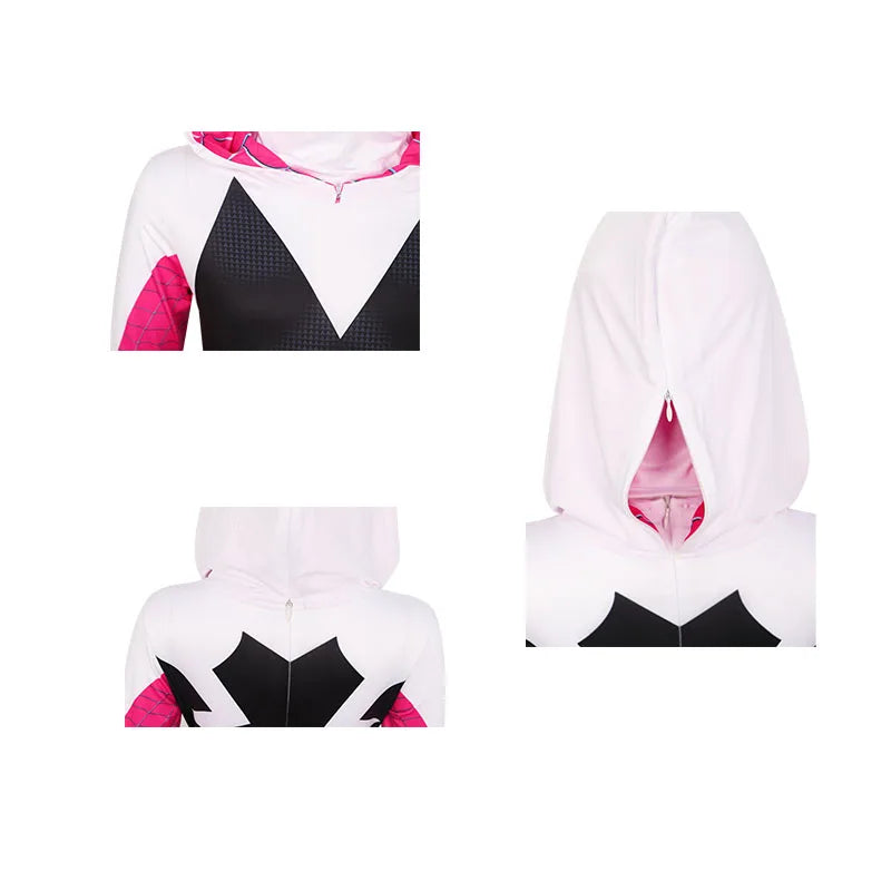 ✨ Kids Spider-Hero Costume Set – Miles Morales & Spider-Gwen Superhero Jumpsuit Halloween Cosplay Outfit