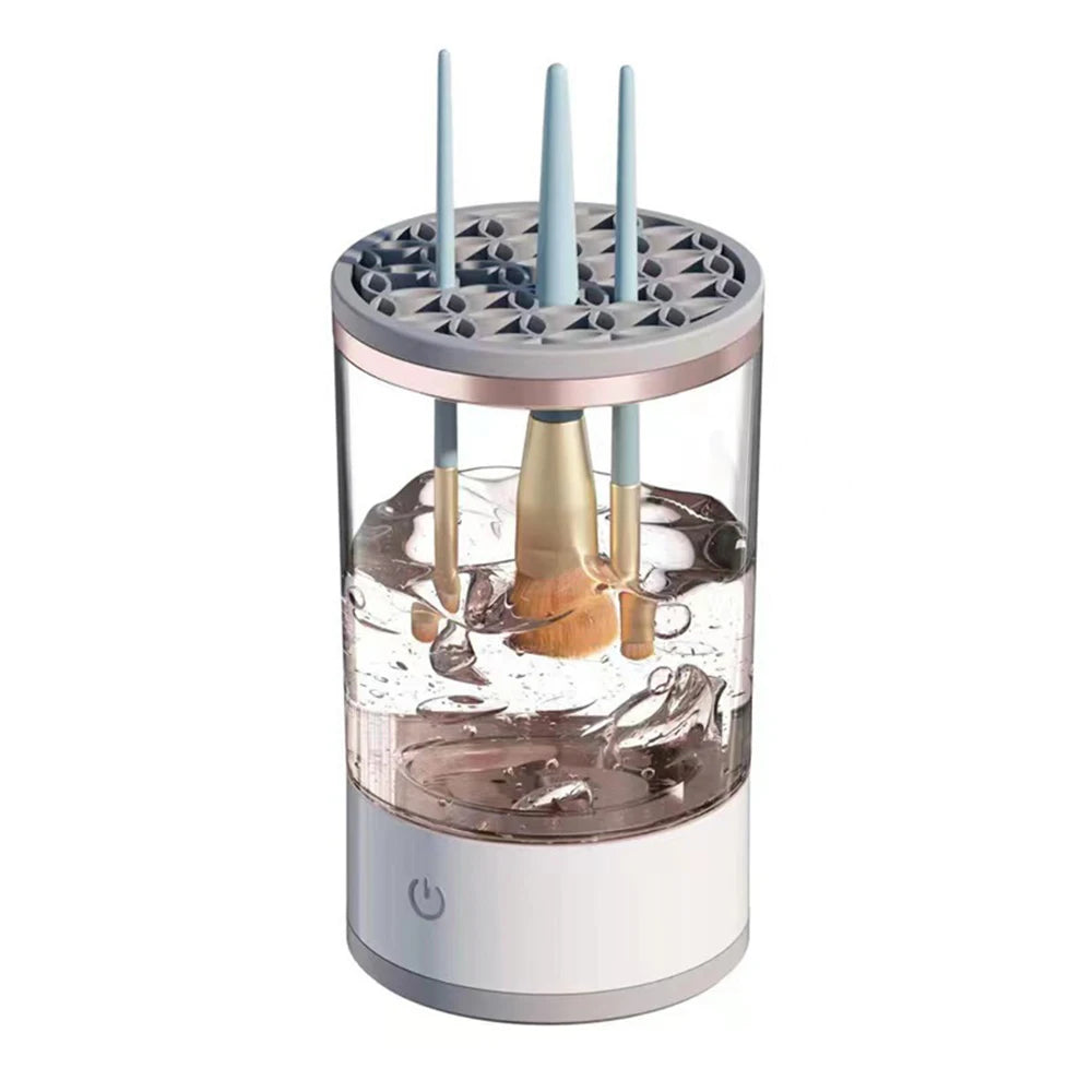 FlawlessSpin™ Electric Makeup Brush Cleaner – One-Click Deep Clean for All Brushes