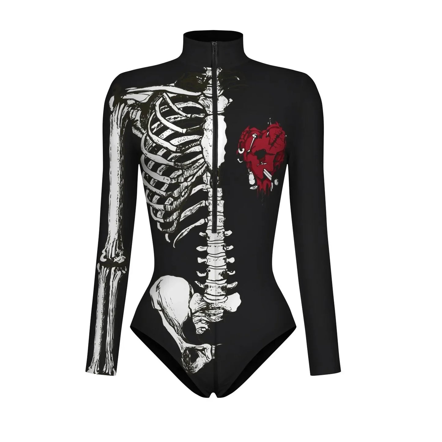 Heroic Cosplay Swimsuit – 3D Printed Superhero Bodysuit for Women