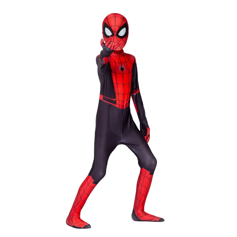 ✨ Kids Spider-Hero Costume Set – Miles Morales & Spider-Gwen Superhero Jumpsuit Halloween Cosplay Outfit
