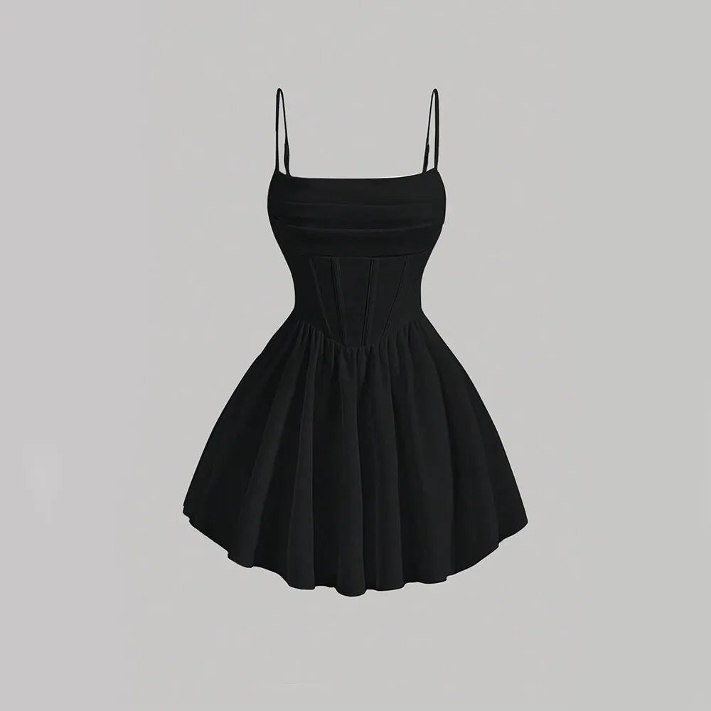 π₯ Mia MusenMini Dress β Flirty Square Neck A-Line Dress for Date Nights & Parties π₯