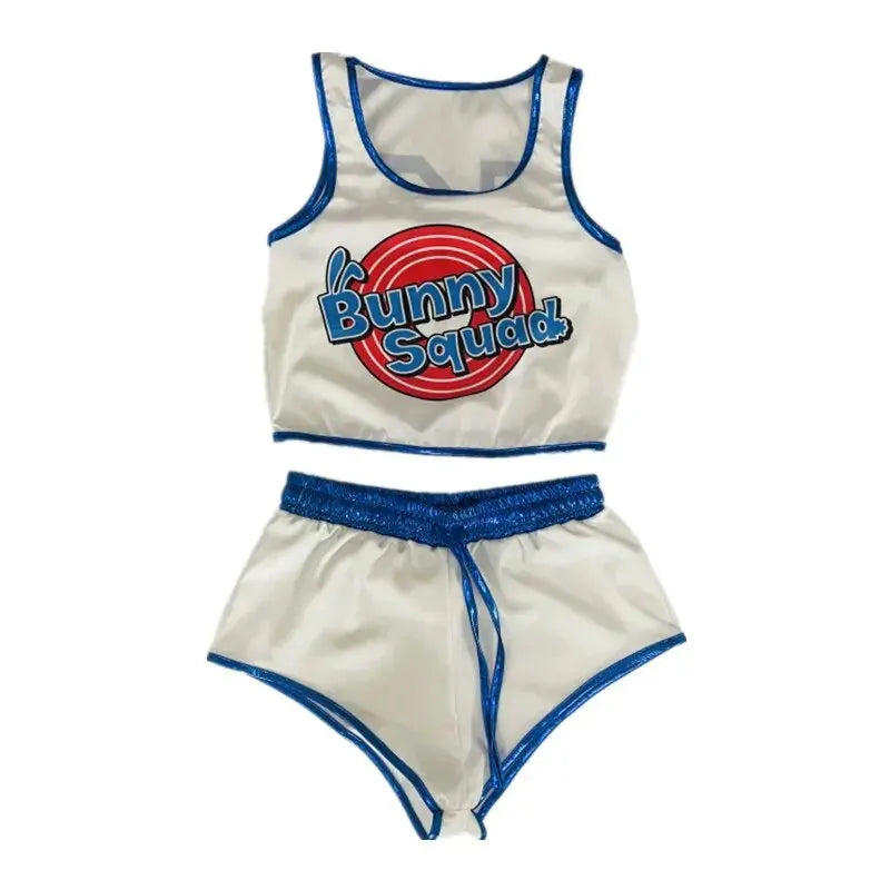 Sexy Lola Bunny Basketball Cosplay Costume – Space Jam Inspired Bunny Girl Set with Ears, Socks & Bracers