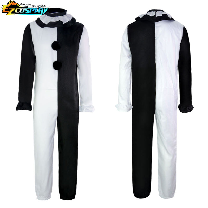 Terrifier Art the Clown Costume Set – Scary Horror Movie Cosplay with Mask | Halloween Killer Clown Outfit