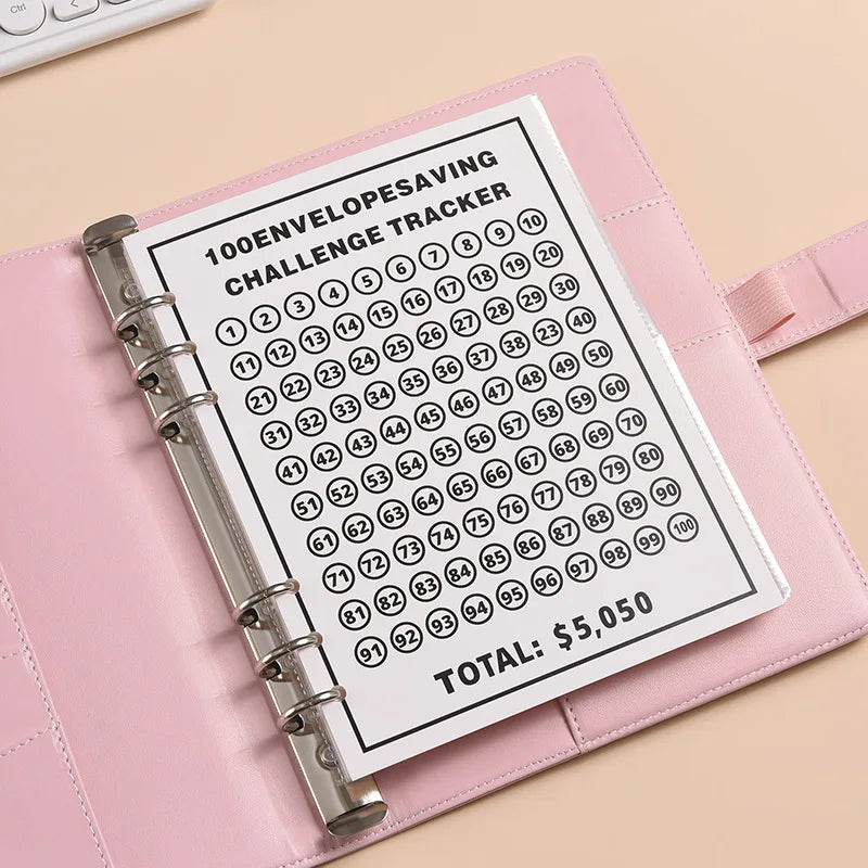 Money Goal Challenge Binder – 100 Envelope Savings Game for Smart Budgeting
