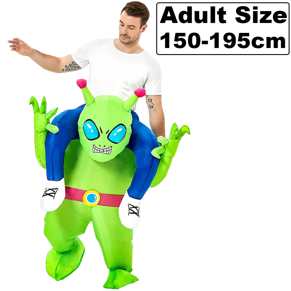 ✨ Inflatable Dinosaur & Animal Ride-On Costume – Funny Halloween Party Cosplay Suit for Adults