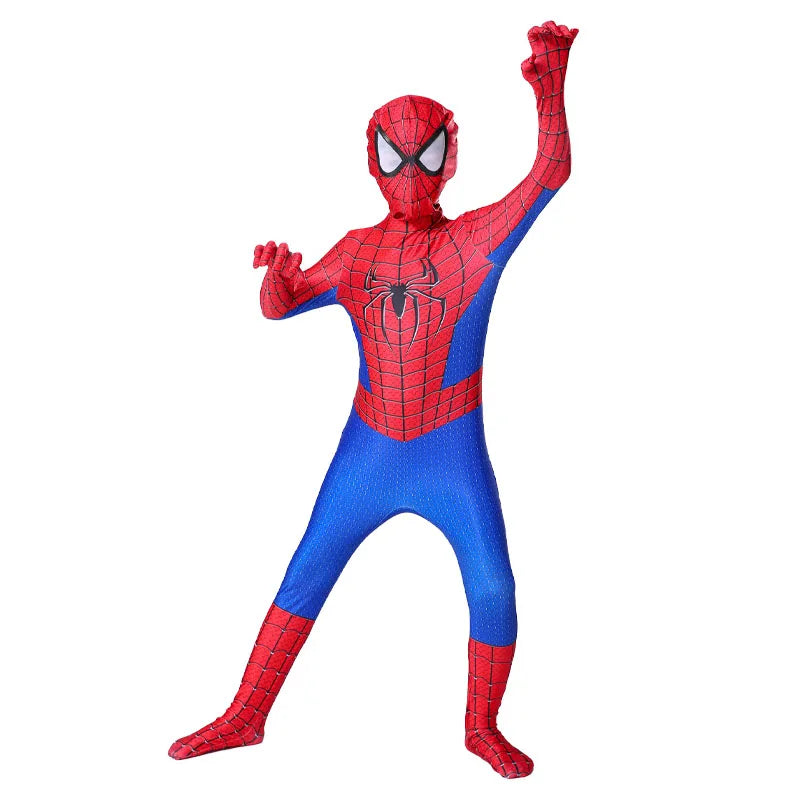 ✨ Kids Spider-Hero Costume Set – Miles Morales & Spider-Gwen Superhero Jumpsuit Halloween Cosplay Outfit