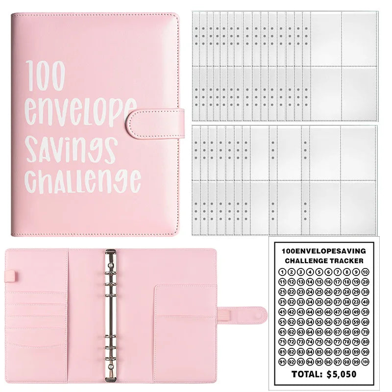 Money Goal Challenge Binder – 100 Envelope Savings Game for Smart Budgeting
