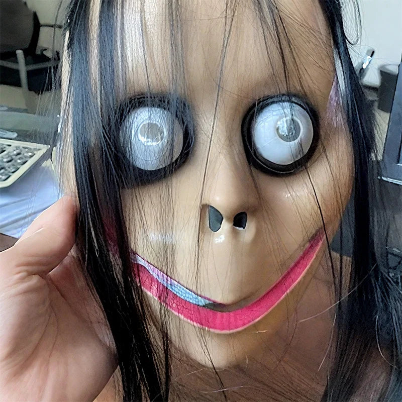 ✨ Cursed Clown Horror Mask – Scary Halloween Costume Prop for Adults & Kids
