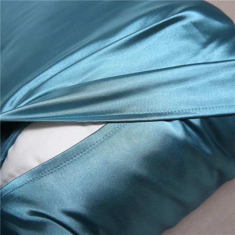 Luxury Silk Satin Pillowcase - Hair & Skin Beauty, Comfortable & Stylish Standard/Queen Size Pillow Cover (1PC)
