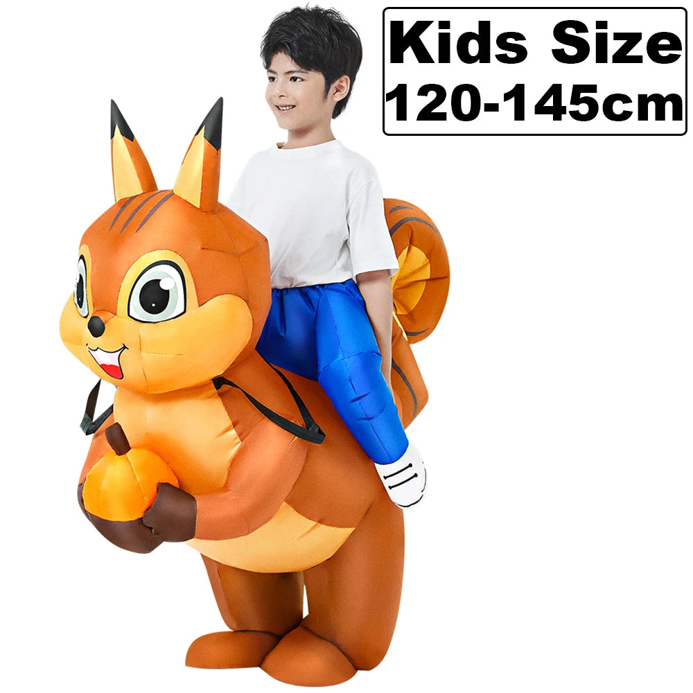 ✨ Inflatable Dinosaur & Animal Ride-On Costume – Funny Halloween Party Cosplay Suit for Adults