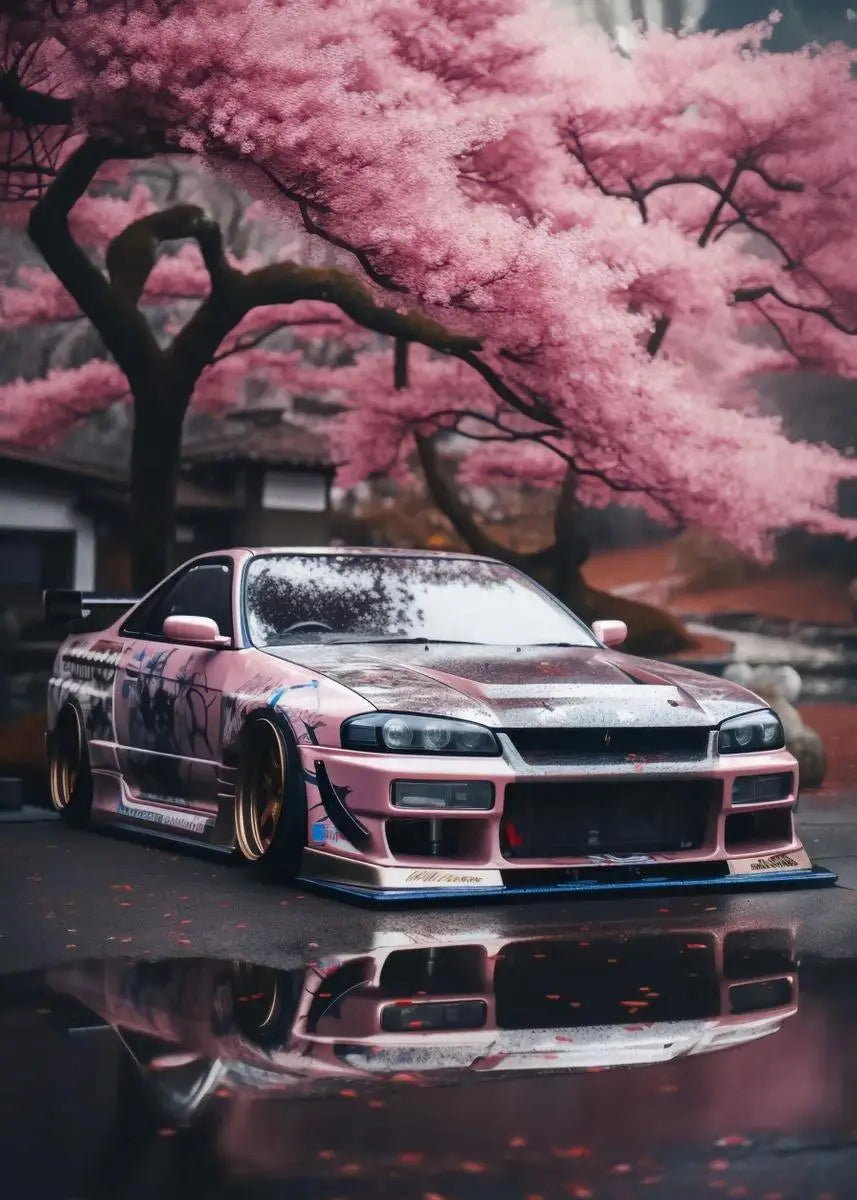 Rev Up Your Space: Stunning GTR Car Wall Art Canvas – Perfect for Living Room & Bedroom Decor!