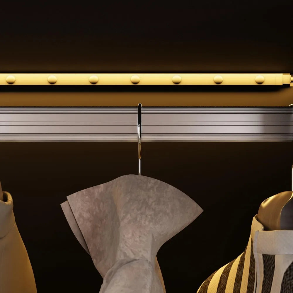 Luxe Glow Display Cabinet – LED Light Wardrobe & Bookshelf