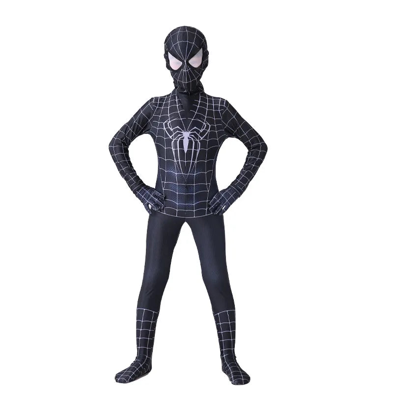 ✨ Kids Spider-Hero Costume Set – Miles Morales & Spider-Gwen Superhero Jumpsuit Halloween Cosplay Outfit