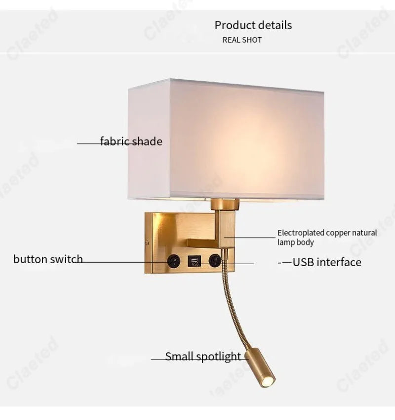 Autumn Glow Luxe Wall Lamp