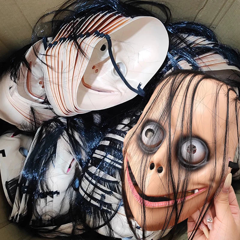 ✨ Cursed Clown Horror Mask – Scary Halloween Costume Prop for Adults & Kids