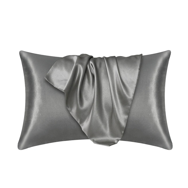 Luxury Silk Satin Pillowcase - Hair & Skin Beauty, Comfortable & Stylish Standard/Queen Size Pillow Cover (1PC)