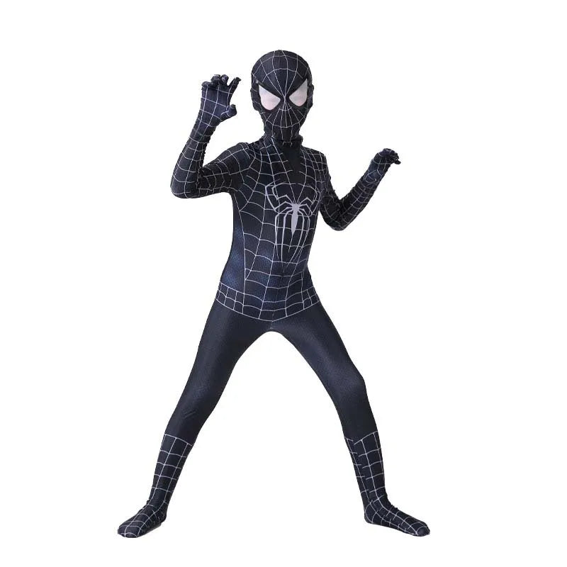 ✨ Kids Spider-Hero Costume Set – Miles Morales & Spider-Gwen Superhero Jumpsuit Halloween Cosplay Outfit