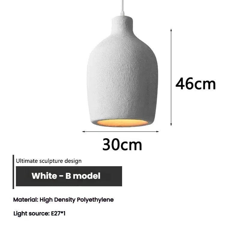 Autumn Luxe Wabi Sabi Pendant – Nordic LED Chandelier for Dining, Living & Bedroom Décor
