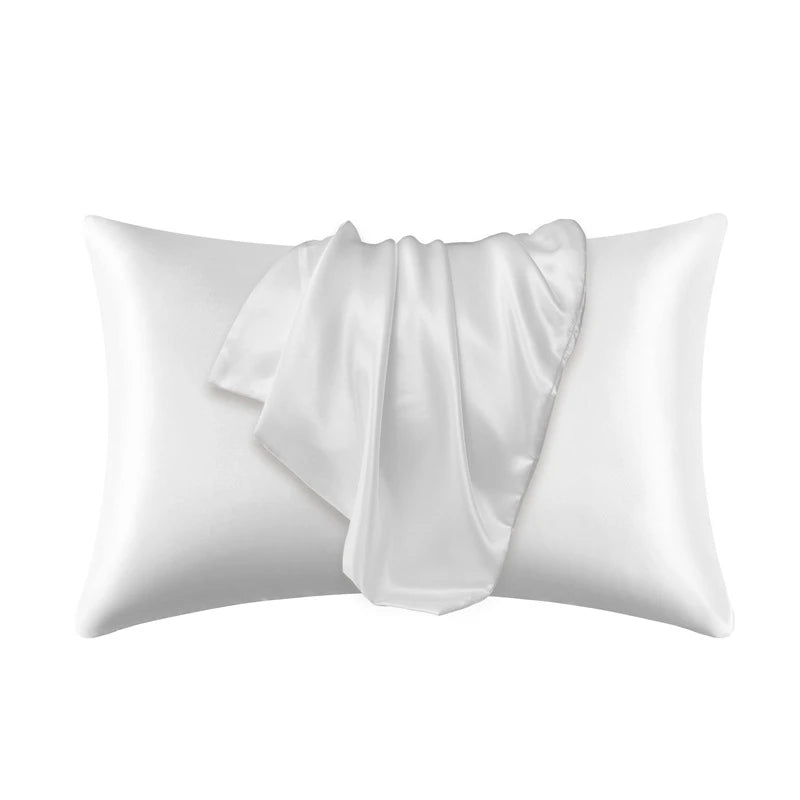 Luxury Silk Satin Pillowcase - Hair & Skin Beauty, Comfortable & Stylish Standard/Queen Size Pillow Cover (1PC)