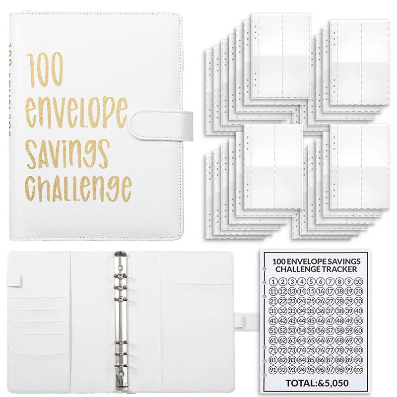 Money Goal Challenge Binder – 100 Envelope Savings Game for Smart Budgeting