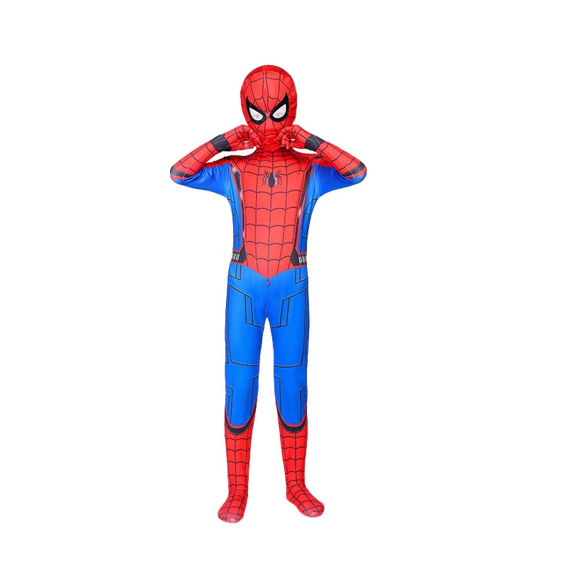 ✨ Kids Spider-Hero Costume Set – Miles Morales & Spider-Gwen Superhero Jumpsuit Halloween Cosplay Outfit