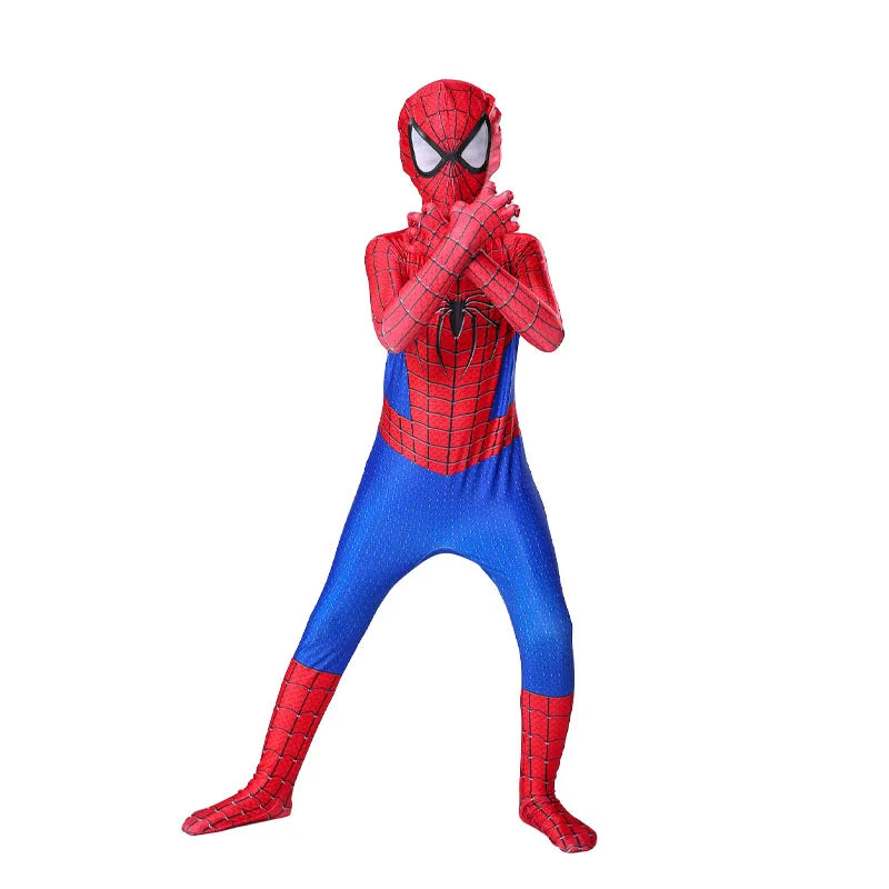 ✨ Kids Spider-Hero Costume Set – Miles Morales & Spider-Gwen Superhero Jumpsuit Halloween Cosplay Outfit