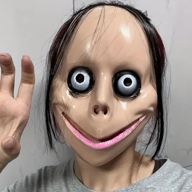 ✨ Cursed Clown Horror Mask – Scary Halloween Costume Prop for Adults & Kids