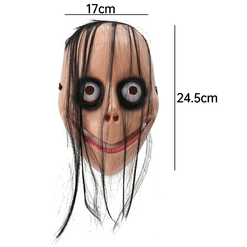 ✨ Cursed Clown Horror Mask – Scary Halloween Costume Prop for Adults & Kids