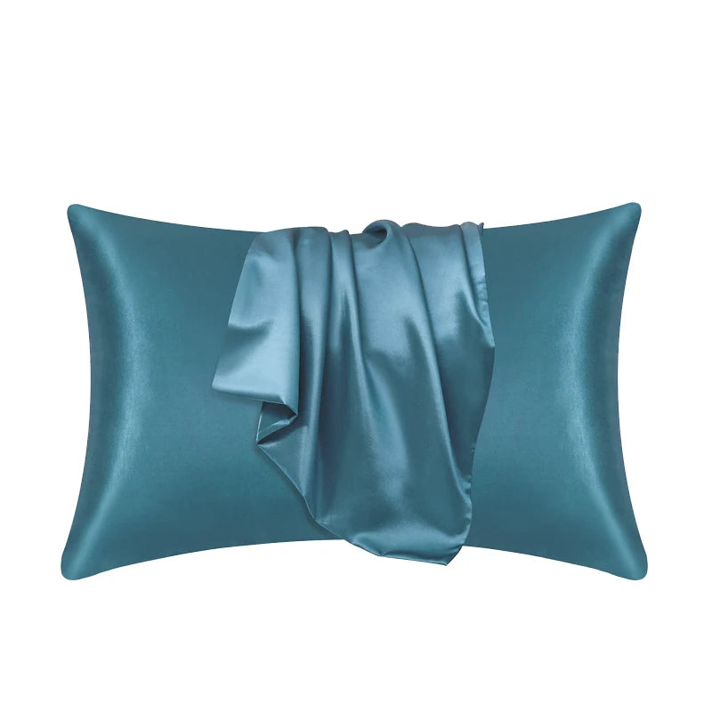 Luxury Silk Satin Pillowcase - Hair & Skin Beauty, Comfortable & Stylish Standard/Queen Size Pillow Cover (1PC)
