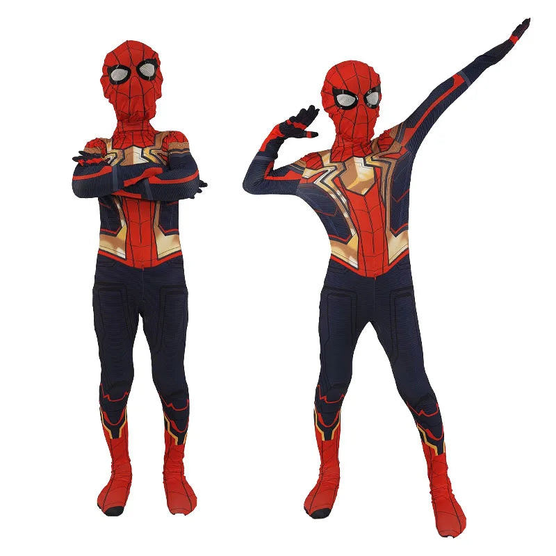✨ Kids Spider-Hero Costume Set – Miles Morales & Spider-Gwen Superhero Jumpsuit Halloween Cosplay Outfit