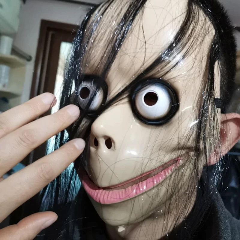✨ Cursed Clown Horror Mask – Scary Halloween Costume Prop for Adults & Kids