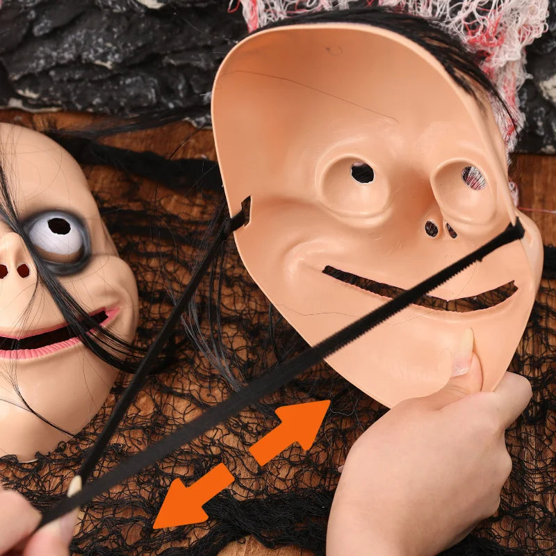 ✨ Cursed Clown Horror Mask – Scary Halloween Costume Prop for Adults & Kids