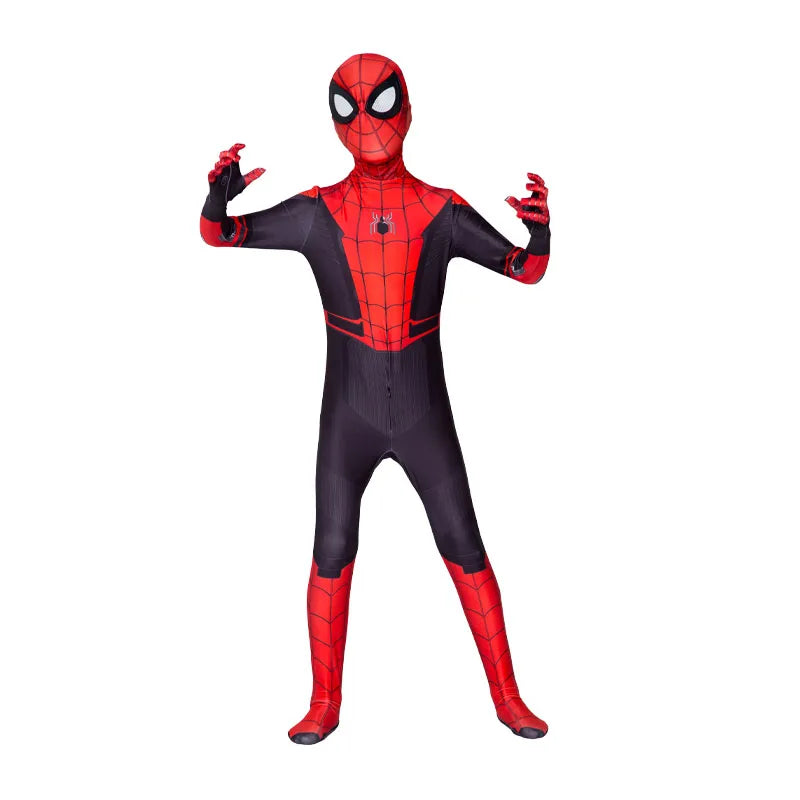 ✨ Kids Spider-Hero Costume Set – Miles Morales & Spider-Gwen Superhero Jumpsuit Halloween Cosplay Outfit