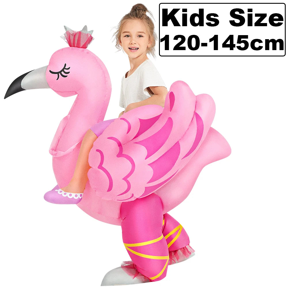 ✨ Inflatable Dinosaur & Animal Ride-On Costume – Funny Halloween Party Cosplay Suit for Adults