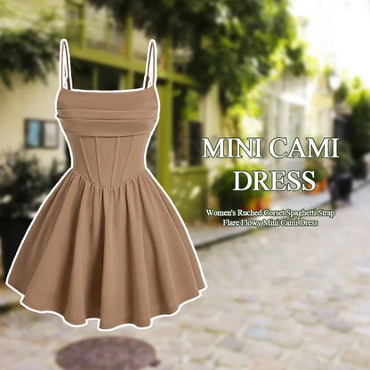 🔥 Mia MusenMini Dress – Flirty Square Neck A-Line Dress for Date Nights & Parties 🔥