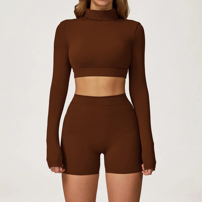 Sculpt & Flow 2-Piece Activewear Set – Fall Luxe Edition