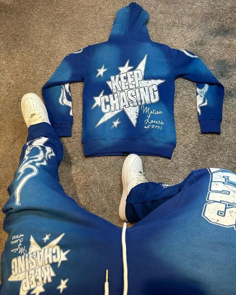 Street Talk Oversized Hoodie – 2024 Graphic Drop | Chill, Bold & Unapologetic