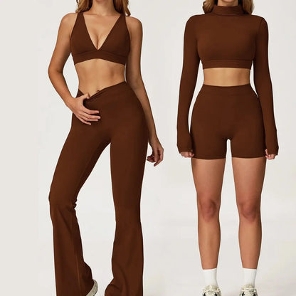 Sculpt & Flow 2-Piece Activewear Set – Fall Luxe Edition