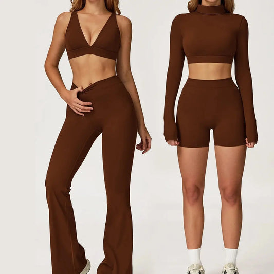 Sculpt & Flow 2-Piece Activewear Set – Fall Luxe Edition