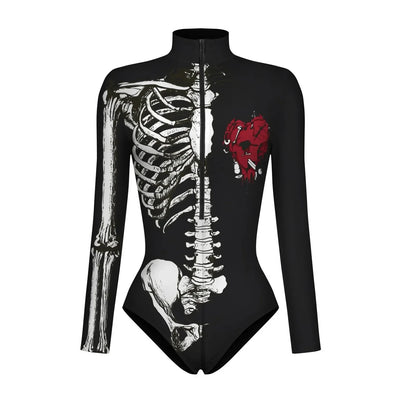 Heroic Cosplay Swimsuit – 3D Printed Superhero Bodysuit for Women