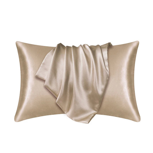 Luxury Silk Satin Pillowcase - Hair & Skin Beauty, Comfortable & Stylish Standard/Queen Size Pillow Cover (1PC)