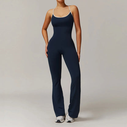 EmpowerFit Women’s Sports Jumpsuit – All-in-One Workout Romper for Gym, Yoga, and Fitness