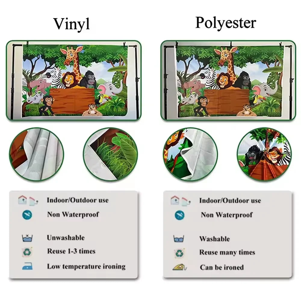 Holiday Arch Christmas Photography Backdrop – Red & Gold Festive Scene