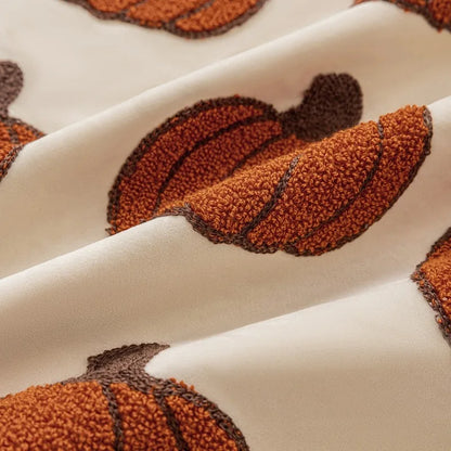 Cozy Luxe Fall Pillow Covers – Velvet Pumpkins, Autumn Embroidery & Seasonal Home Décor