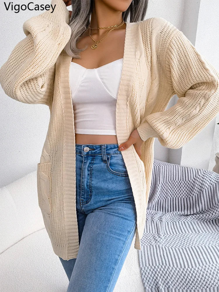 Cozy Luxe Knit Cardigan – Fall Layers Edition