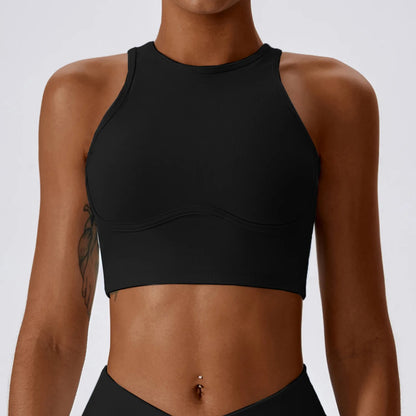 Sculpt & Slay Push-Up Sports Bra – Shockproof Support for Workout & Yoga