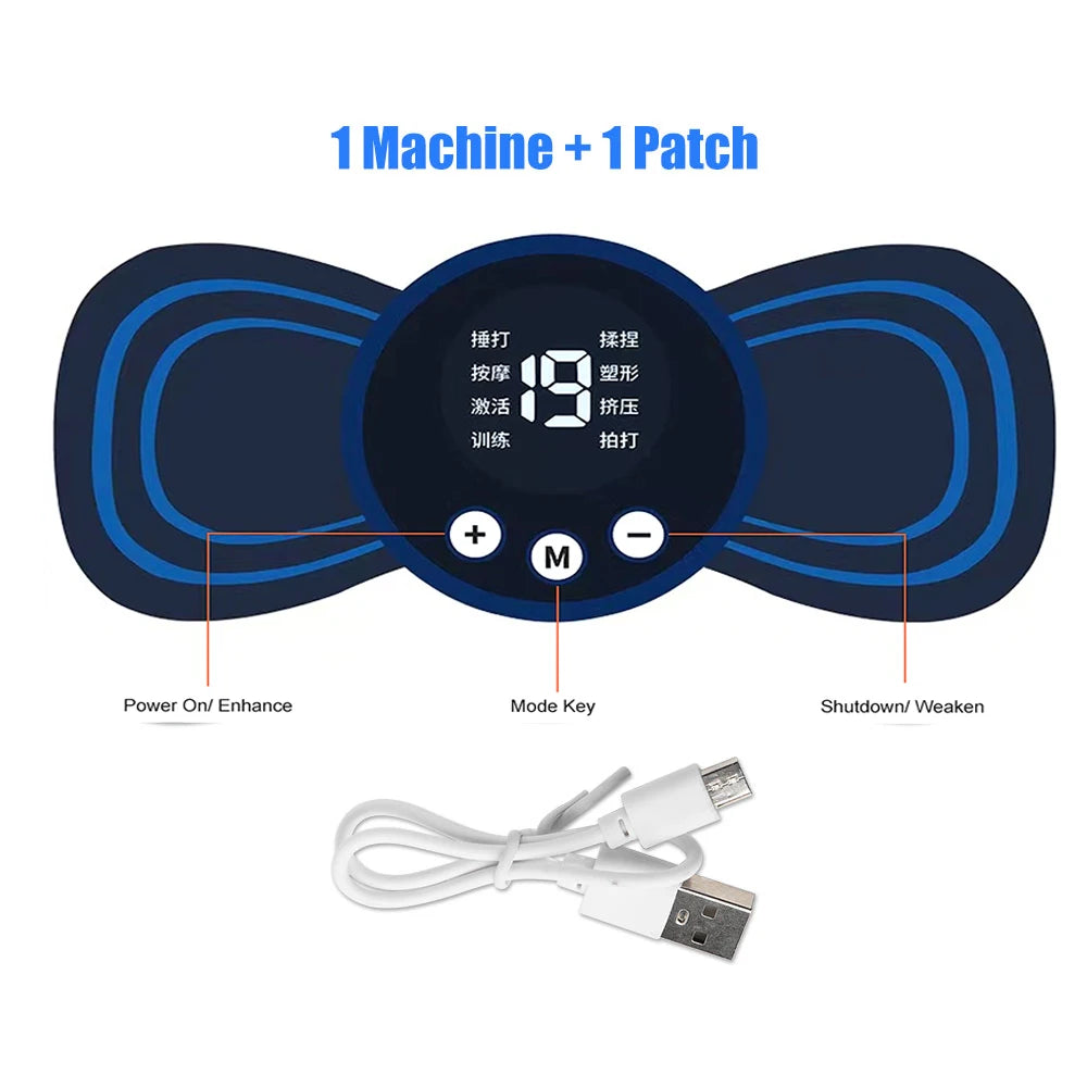 Neck Massager  Relief Patch Stimulator Mat Portable