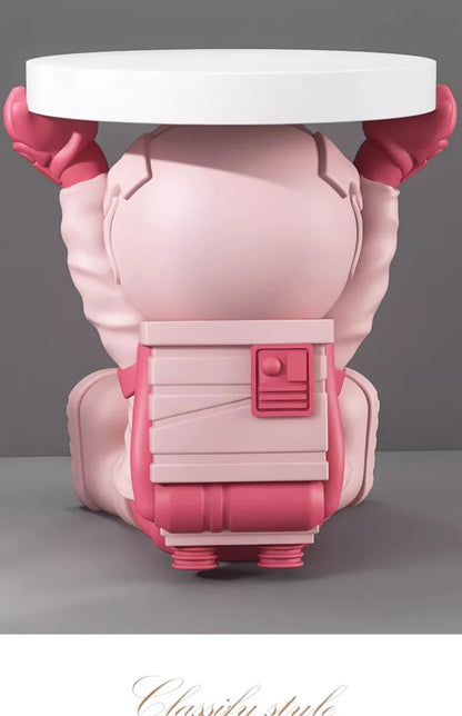 Astronaut Floor Coffee Table Home Accessories Nightstand Smart Furniture Sofa Beside Ornament Children's Room Decorative Lamps