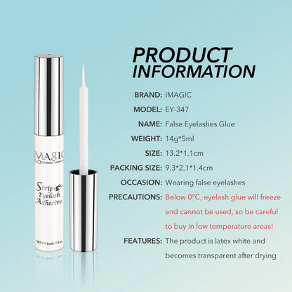 IMAGIC Waterproof Lash Bond – Fast-Dry 5ml Eyelash Extension Glue (No Irritation, Long-Lasting Hold)