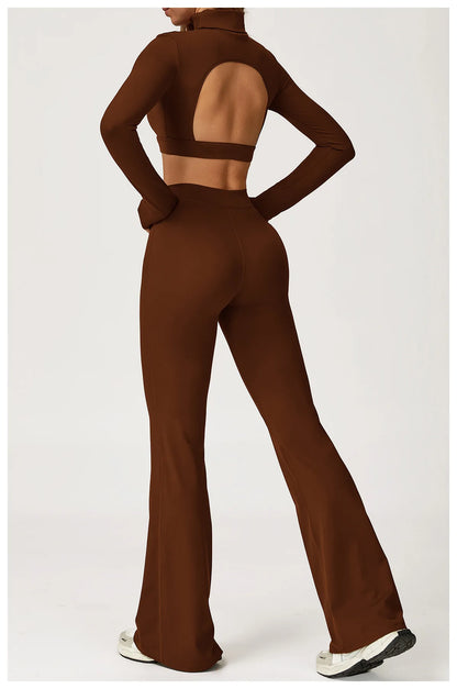 Sculpt & Flow 2-Piece Activewear Set – Fall Luxe Edition